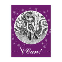 Gingerbread Sea Witch | Purple Postcard