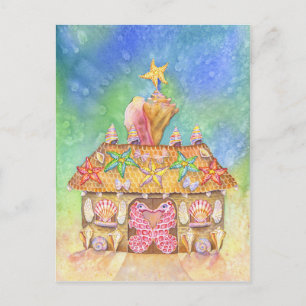Gingerbread SeaCasa Postcard