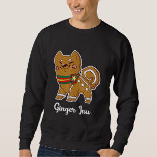 Gingerbread shiba inu Dog gift for christmas Sweatshirt