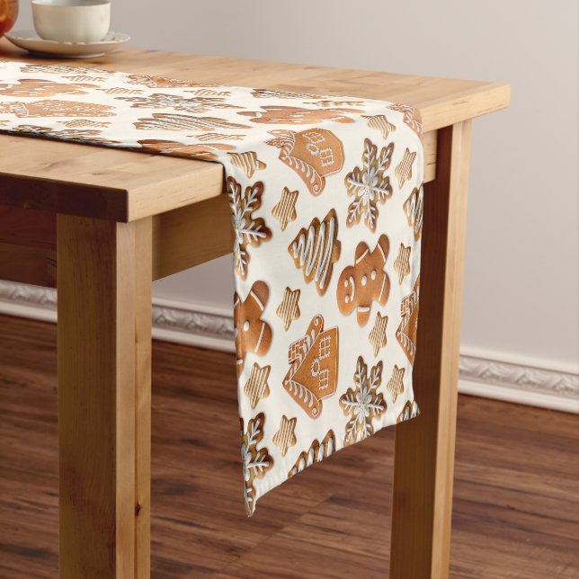 Gingerbread Short Table Runner (In Situ)