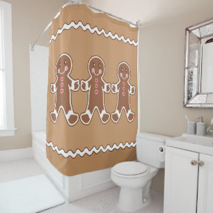 Gingerbread Shower Curtain 