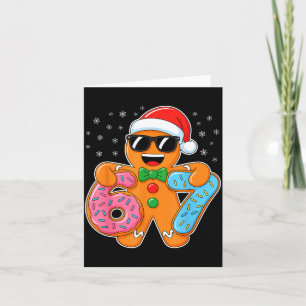 Gingerbread Six Seven 67 Meme 6 7 Funny Christmas  Card