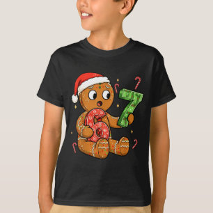 Gingerbread Six Seven 67 Meme 6 7 Funny Christmas  T-Shirt