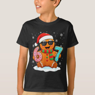 Gingerbread Six Seven Bruh Funny Christmas Meme Si T-Shirt