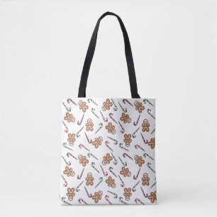 Gingerbread Skeleton Man Tote Bag