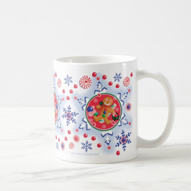 GINGERBREAD & SNOWFLAKES Mug (Right)