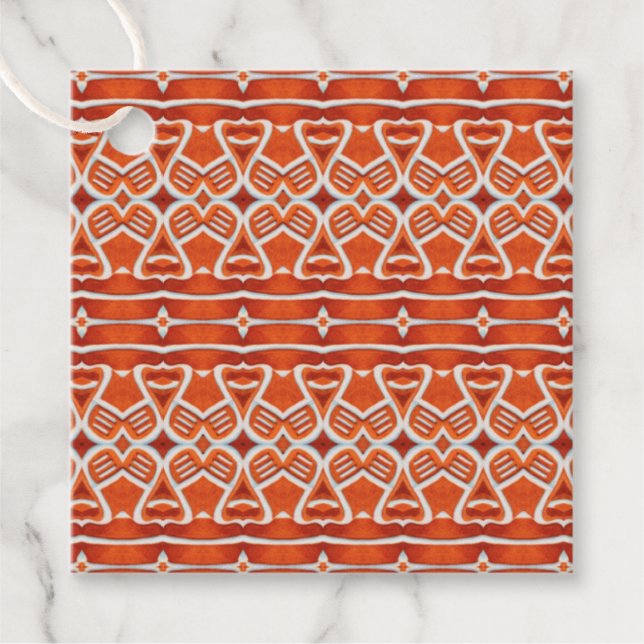 GINGERBREAD Square Gift Tags (Front)