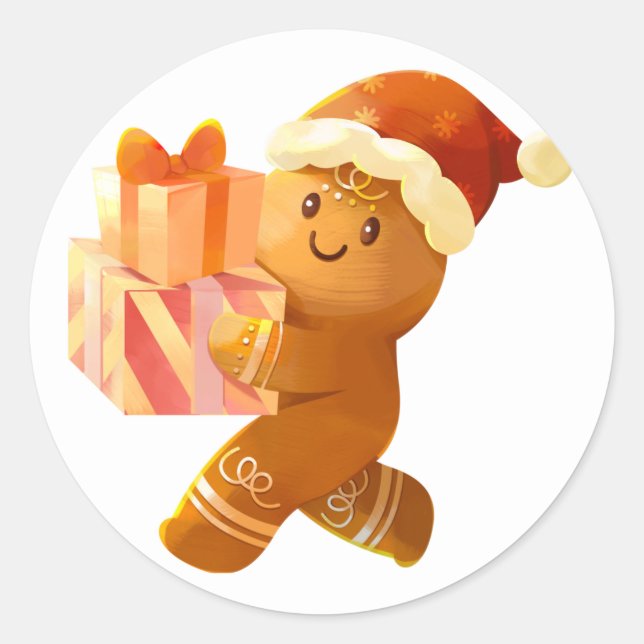 Gingerbread Stickers (Front)