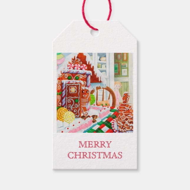 GINGERBREAD SURPRISE Gift Tags (Front)