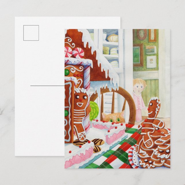 GINGERBREAD SURPRISE Postcard (Front/Back)