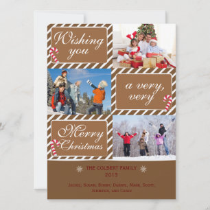 Gingerbread Sweets Holiday Card