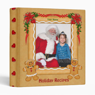 Gingerbread Theme Holiday Album Binder