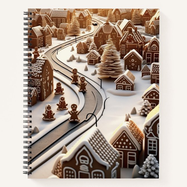 Gingerbread town notebook (Front)