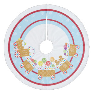 Gingerbread Train     Tree Skirt