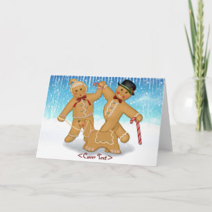 Gingerbread Trio Holiday Card