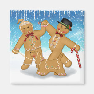 Gingerbread Trio Magnet