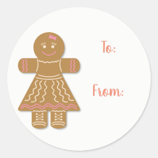 Gingerbread Woman Gift Tags