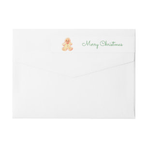 Gingerbread Wrap Around Label