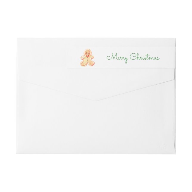 Gingerbread Wrap Around Label (Back)