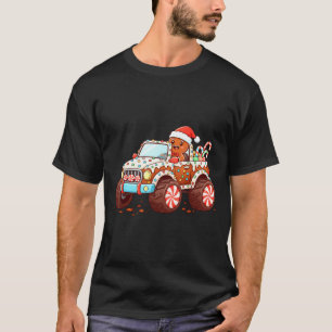 Gingerbread Xmas Candy Truck Funny Christmas Bakin T-Shirt