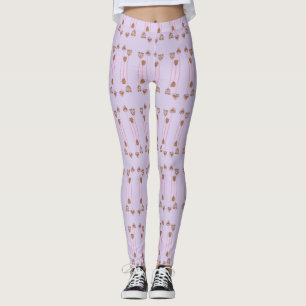 Gingerbread Xmas Ornaments Leggings