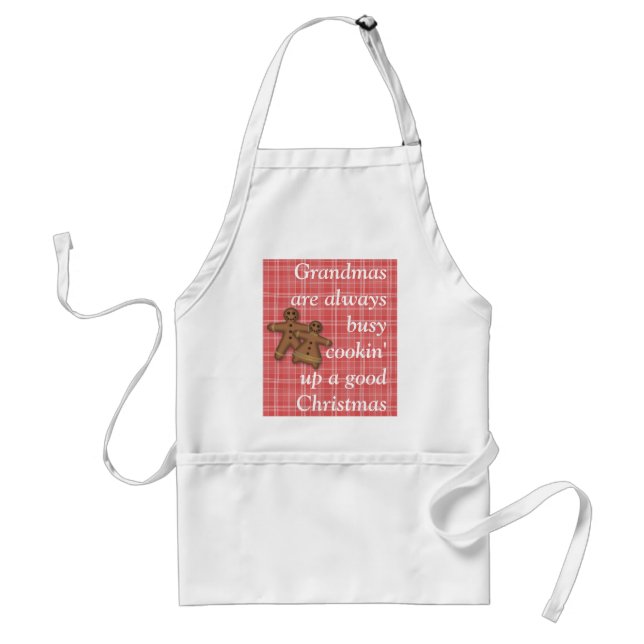 GingerbreadCoupleApron-customize Standard Apron (Front)