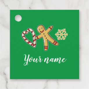 Gingerbreadman Love Favour Tags
