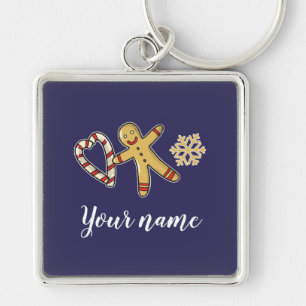 Gingerbreadman Love Keychain