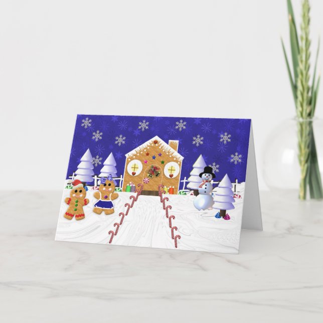 Gingerman Greeting Card (Front)