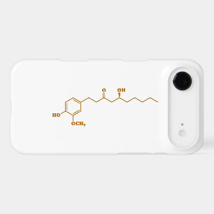 Gingerol Molecule formule chimique
