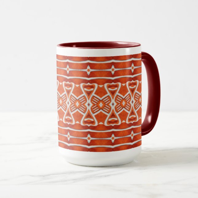 GINGERPREAD Tall Maroon Combo Mug (Devant droit)
