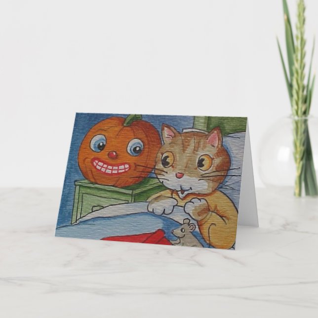 Ginger's Jack O'lantern Card (Front)
