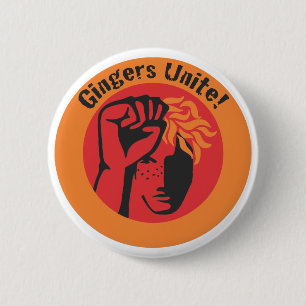 Gingers Unite! 2 Inch Round Button