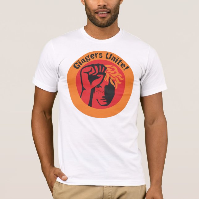 Gingers Unite! T-Shirt (Front)