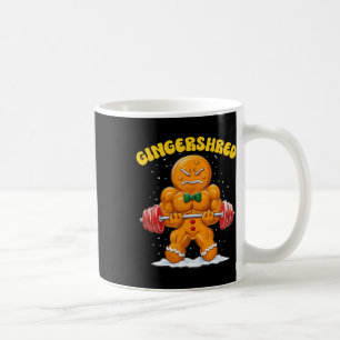 Gingershred Funny Gingerbread Man Gym Bodybuilding Coffee Mug