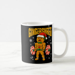 Gingershred Funny Gingerbread Man Gym Bodybuilding Coffee Mug