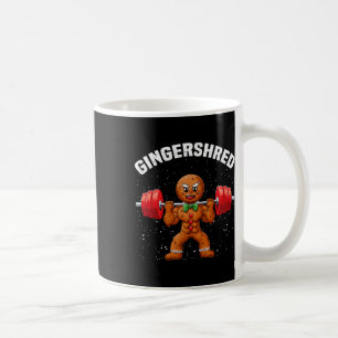 Gingershred Funny Gingerbread Man Gym Bodybuilding Coffee Mug