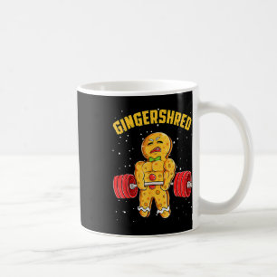 Gingershred Funny Gingerbread Man Gym Bodybuilding Coffee Mug