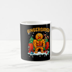 Gingershred Funny Gingerbread Man Gym Bodybuilding Coffee Mug