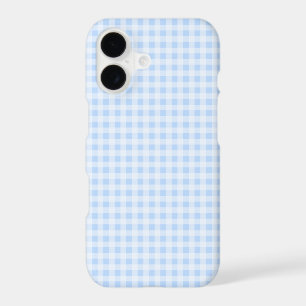 Gingham à carreaux bleu doux