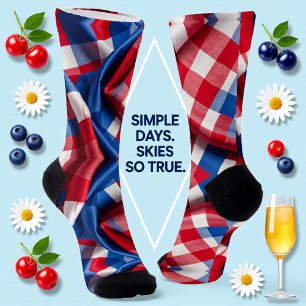 Gingham and Glory Socks