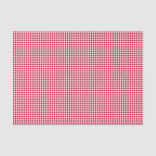 Gingham-Berry-Red-Tissue Wrapping Paper