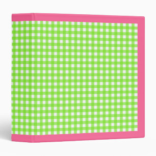 Gingham Binder