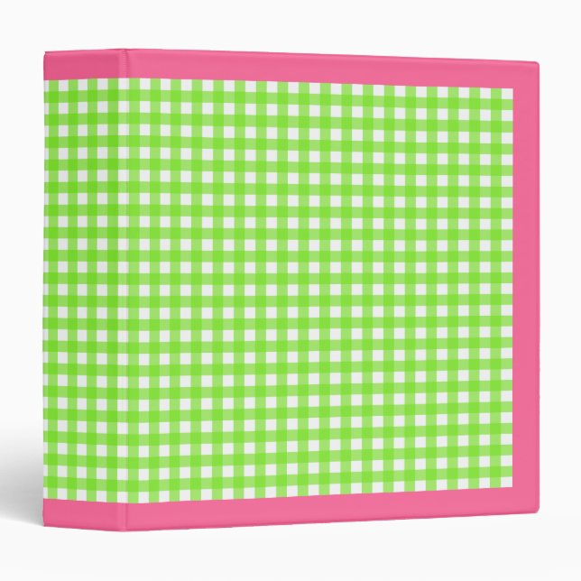 Gingham Binder (Front/Spine)