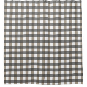 Gingham Black Grey White