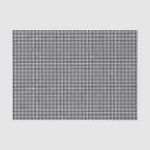 Gingham, Black-White-TISSUE WRAP PAPER