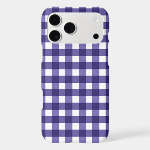 Gingham bleu marine