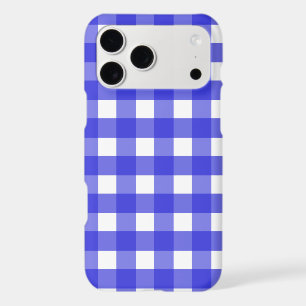 Gingham bleu royal