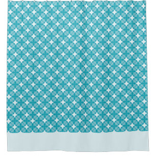 Gingham blue and white