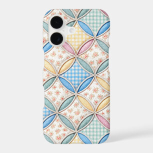 Gingham Cathedral Window Quilt Design